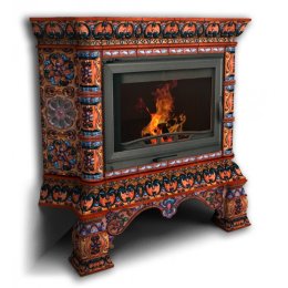 Каминная облицовка КимрПечь Кострома угловая Сентябрь